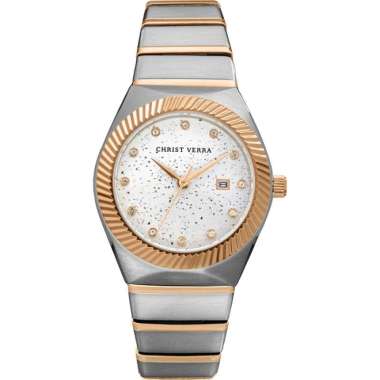 Jam Tangan Wanita Christ Verra CV 922707L-14 SLV Original & Garansi