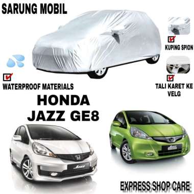 Sarung Mobil HONDA JAZZ GE8 Silver POLOS Body Cover Jazz Ge8 PREMIUM