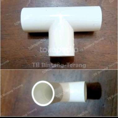 Tee T Konduit Sambungan Pipa PVC Listrik 20 mm