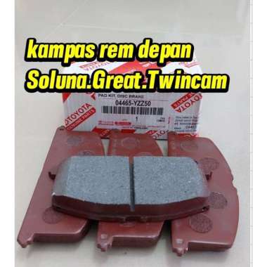 brake pad kampas rem depan Soluna Twincam Great