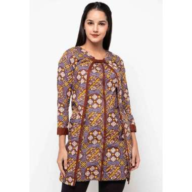Batik Arjuna Weda Sackdress Batik Jlamprang Isi 19268020 Wanita - ABU ABU M ABU ABU