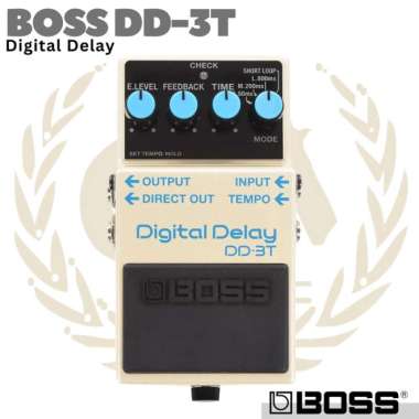 BOSS DD-3T Digital Delay Guitar Pedal | Efek Gitar Stompbox DD3T DD3