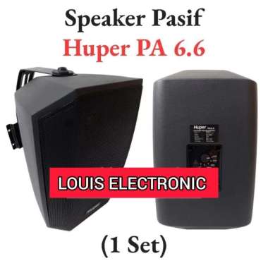 Speaker Pasif 6.5 Inch HUPER PA 6.6 Speaker Dinding Gantung Wall Speaker ( 2 Pcs )