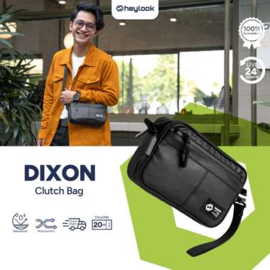 Sling Bag DIXON Multyfungsi 3 in 1 Hand Bag Kulit Anti-Air Tas Selempang Waterproof Clutch Bag Pria 