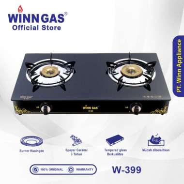 Winn Gas Kompor Gas 2 Tungku Khusus Gas Alam / Pgn/ Lng W399