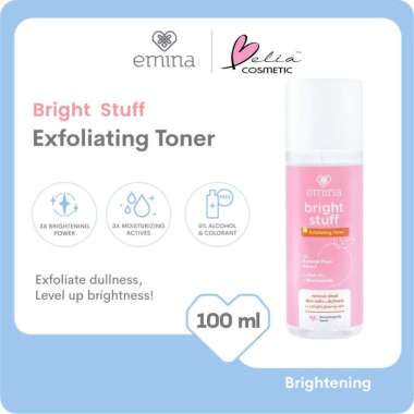 EMINA BRIGHT STUFF SERIES | ACNE PRONE | FACE WASH SCRUB WHIP FOAM | TONER | MOISTURIZER | TONE UP |