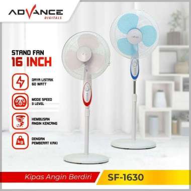 Advance Kipas Berdiri 16 Inch SF-1630 / Standing Fan SF1630 / SF 1630 16" extra buble wrap