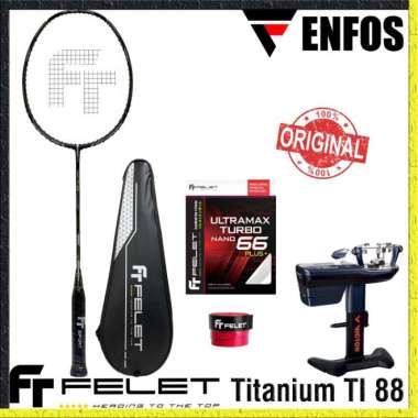 Raket Felet Titanium Ti 88 Badminton Resmi Original