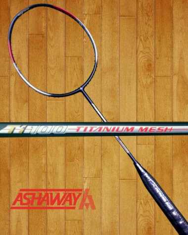 Raket Badminton Ashaway Ti100 Titanium Mesh Sale -Hanya Raket Dan Grip