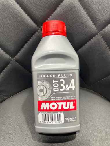 Oli Minyak Rem MOTUL DOT 3&4 500ml Brake Fluid Synthetic Oil Motor 1 liter