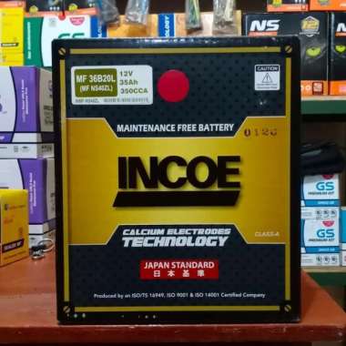 Aki mobil incoe inmf NS40ZL 36B20L 12V 35AH ORIGINAL -65519