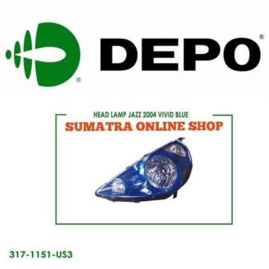 Lampu Depan - Head Lamp Honda Jazz Vivid Blue 2004 2005 2006 Kanan - Kiri KANAN