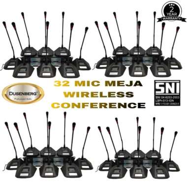Mic Meja Wireless 32 Channel DUSENBERG SPEAK 800, MIC MEJA MEETING.!!