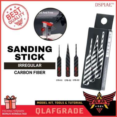 Sanding stick Irregular Carbon Fiber dspiae