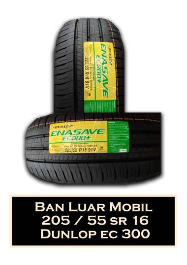 ban luar dunlop 205 / 55 r 16 ec300 Civic New Altis All New Ford New Focus -63302-