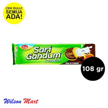 Promo Harga Roma Sari Gandum Susu & Cokelat 115 gr - Blibli