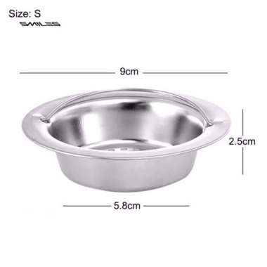 Saringan Wastafel dia. 9 cm bak cuci piring Sink Strainer Stainless