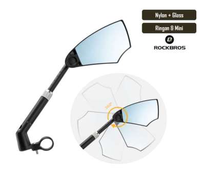 Spion Sepeda ROCKBROS 26210005001 Bicycle Rear View Mirror Kaca Spion Left