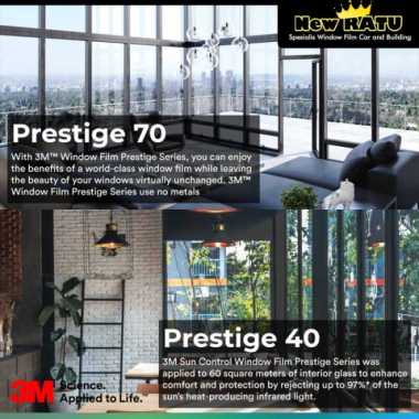 kaca film 3m prestige 40 / 70 khusus untuk gedung / rumah / kantor Bervariasi Multicolor