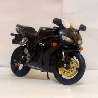 Diecast Miniatur Motor Honda CBR1000RR Black Maisto 1:12 Miniatur motor sport