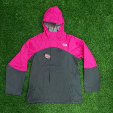 Jaket Anak Cewek TNF Dryvent Women The North Face Jacket Grey-Pink