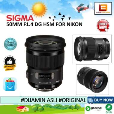 SIGMA 50MM F1.4 DG HSM ART FOR NIKON LENSA