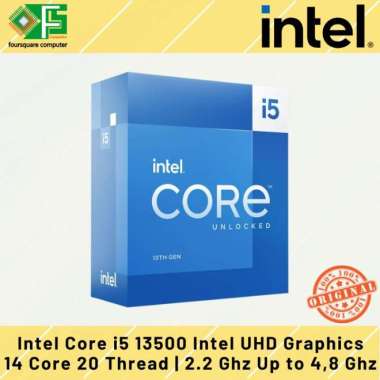 Intel Core i5 13500 14 Core 20 Thread Up to 4.8 Ghz Gen 13 LGA 1700