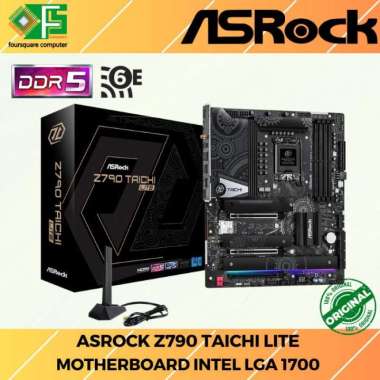 Motherboard ASROCK Z790 Taichi Lite Support Intel Gen 12 & 13 Resmi