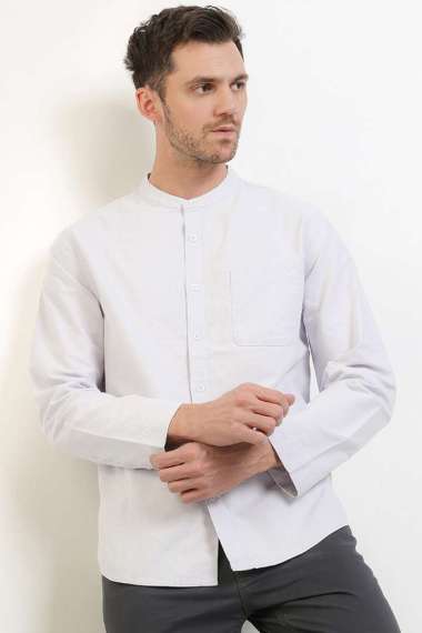 Cardinal Kemeja Koko Lengan Panjang Pria Big Size C2436N02A 5XL