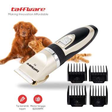 Taffware Alat Cukur Elektrik Bulu Binatang Pet Dog Clipper - P2 - Golden Golden