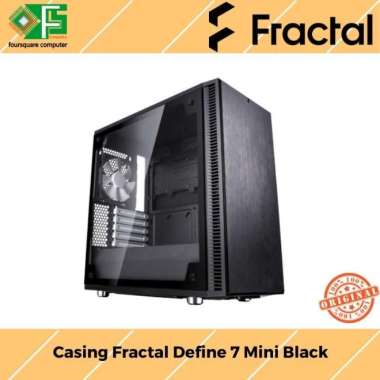 PC Casing Fractal Define 7 Mini Black | PC Case Komputer Micro ATX