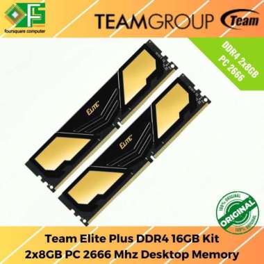 Ram DDR4 16GB Kit 2x8GB PC 2666 Team Elite+
