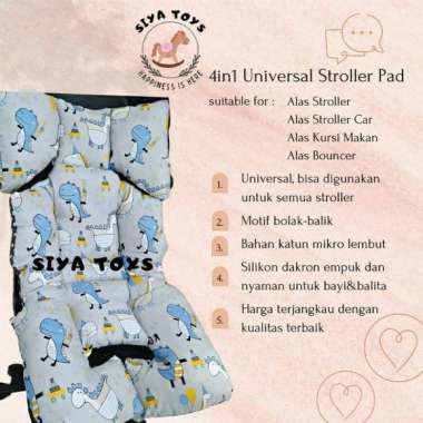 SIYA✨ ALAS STROLLER BABY UNIVERSAL - ALAS CAR SEAT - SEAT PADDING BAYI DIALOGUE MORU MOTTO KADO ULTA