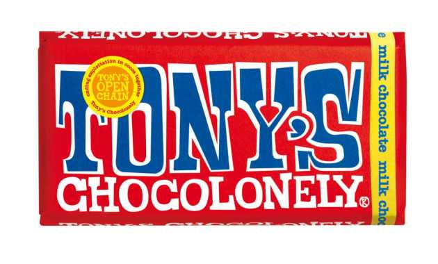 TONY'S MILK CHOCOLATE 180GR