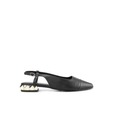 Obermain Mules Wanita GRACE DAVIN Black OB40182BK 36 Black