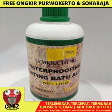1 KG / LEMKRA TG 302 PELAPIS BATU ALAM WATERPROOFING COATING WET LOOK