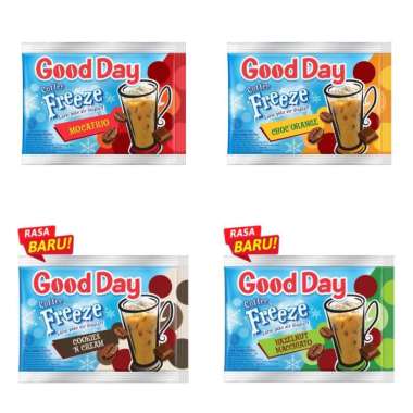Promo Harga Good Day Coffee Freeze Cookies n Cream per 10 sachet 30 gr - Blibli