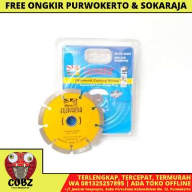 4 IN / FUJIYAMA Dry Mata Gerinda Potong Keramik Diamond Cutting Wheel