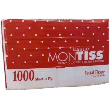 Tisuee Montiss Tisu Wajah 1000 sheet