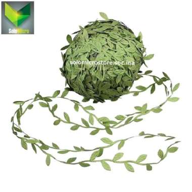 Dekorasi Hiasan Cafe Wedding Ranting Daun Handmade DIY Artifical 20 M