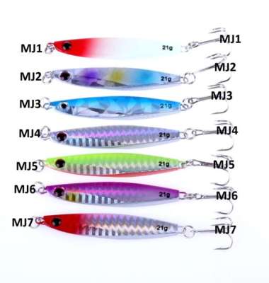 GST Metal Jig Lure 7CM 21G Fishing Spoon Lure Metal Jig Casting Terbaik