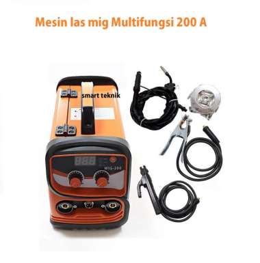 mesin las mig multifungsi tanpa gas 130A dan 200 A las Mig MMA 200 Ampere