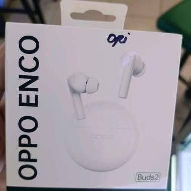Headset Bluetooth Handphone Enco buds.2.Oppo asli. putih