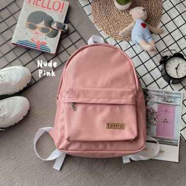 ZS Tubby Backpack/Ransel - Tweelyforbag - Ransel Wanita - Tas Wanita Nude Pink