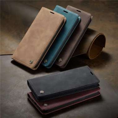 CASING IPHONE 12 PRO MAX CASE IPHONE 12 12 PRO FLIP LEATHER IP12 PRO MAX Cokelat Muda