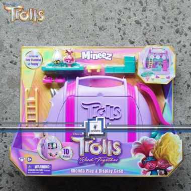 Trolls Band Together Mineez Rhonda Play and Display Case Portable