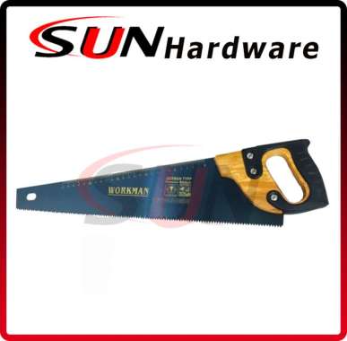 Gergaji Kayu Tangan Manual 18 Inch 450 Mm Siap Pakai Tajam Triplek