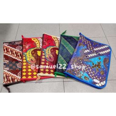 Map Plastik Resleting Zipper Jaring Bag Folio / F4 JENIA Batik