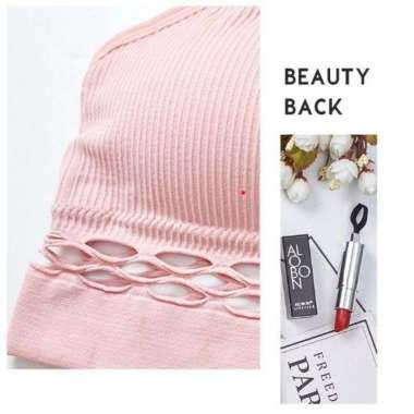 Bra Yoga Bra Fashion Bra Tanpa Kawat Push Up Bra Sport Bra Import Putih