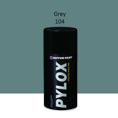 Pylox (Cat Semprot) Nippon Paint Solid Colour Netto 300 cc – Grey 104